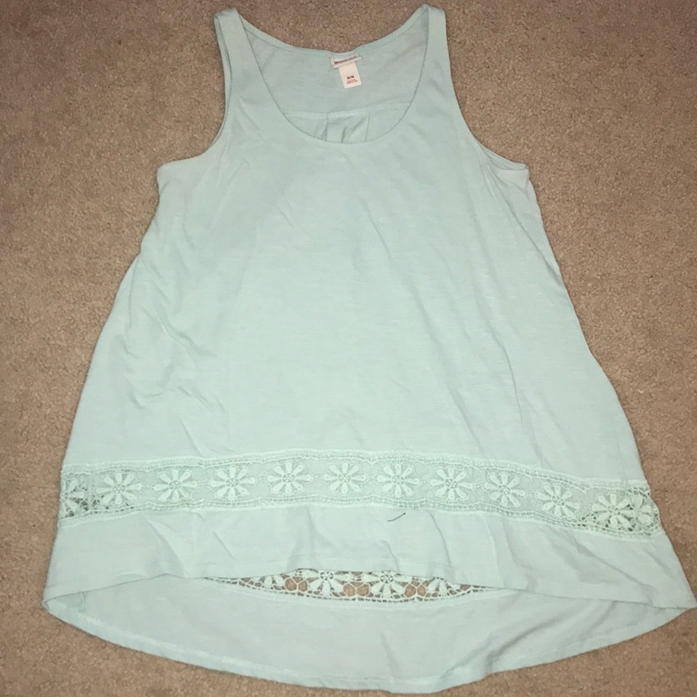 Mint green tank, Mossimo
